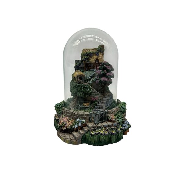 Franklin Mint "Lavender Hill Cottage" by Violet Schwenig Limited edition A9703 - Picture 1 of 13